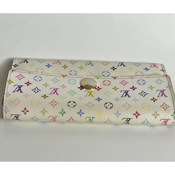 Louis Vuitton | Takashi Murakami Multicolor Monogram Sarah Wallet - Picture 7 of 13